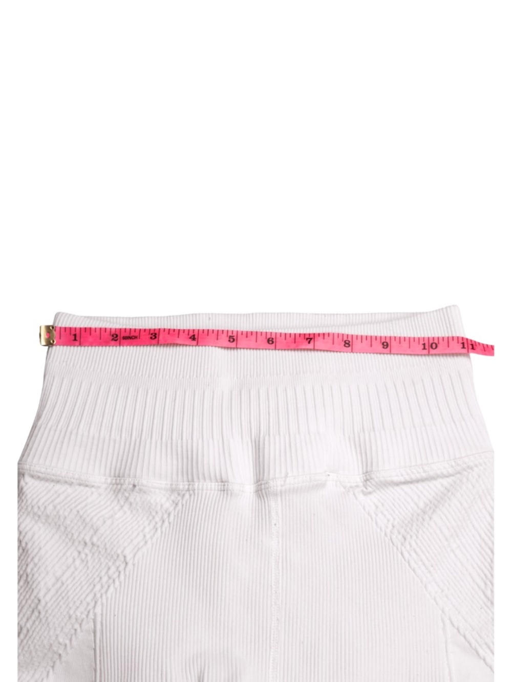 Free People Movement White Textured Leggings Size Small Athleisure - Picture 4 of 6